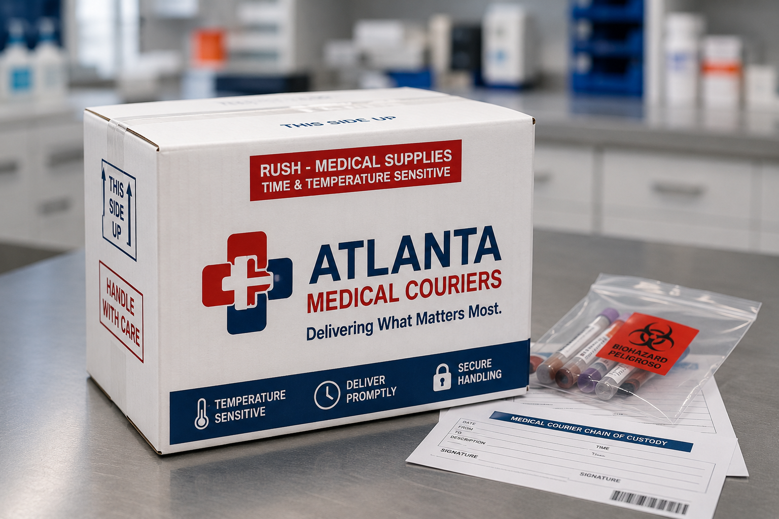 Medical supplies delivery in Atlanta